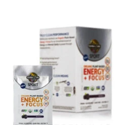 Garden Of Life Sport Organic Plant-Based Energy + Focus, Blackberry - Box Of 12 Packets (0.5 Oz / 14 Grams Each)