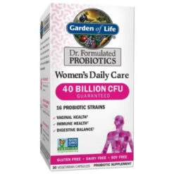 Garden Of Life Women's Probiotic Capsules, 40 Billion CFUs, 30 Ct