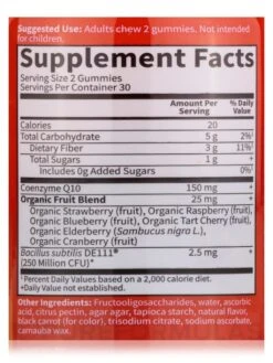 Vitamin Code® CoQ10, Strawberry Flavor - 60 Gummies 8 Vitamin Code® CoQ10, Strawberry Flavor - 60 Gummies -Garden of Life images 116