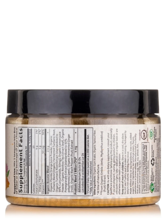 Mykind Organics Turmeric Boost Inflammatory Response Powder - 4.76 Oz (136 Grams) 2 Mykind Organics Turmeric Boost Inflammatory Response Powder - 4.76 Oz (136 Grams) - Image 2
