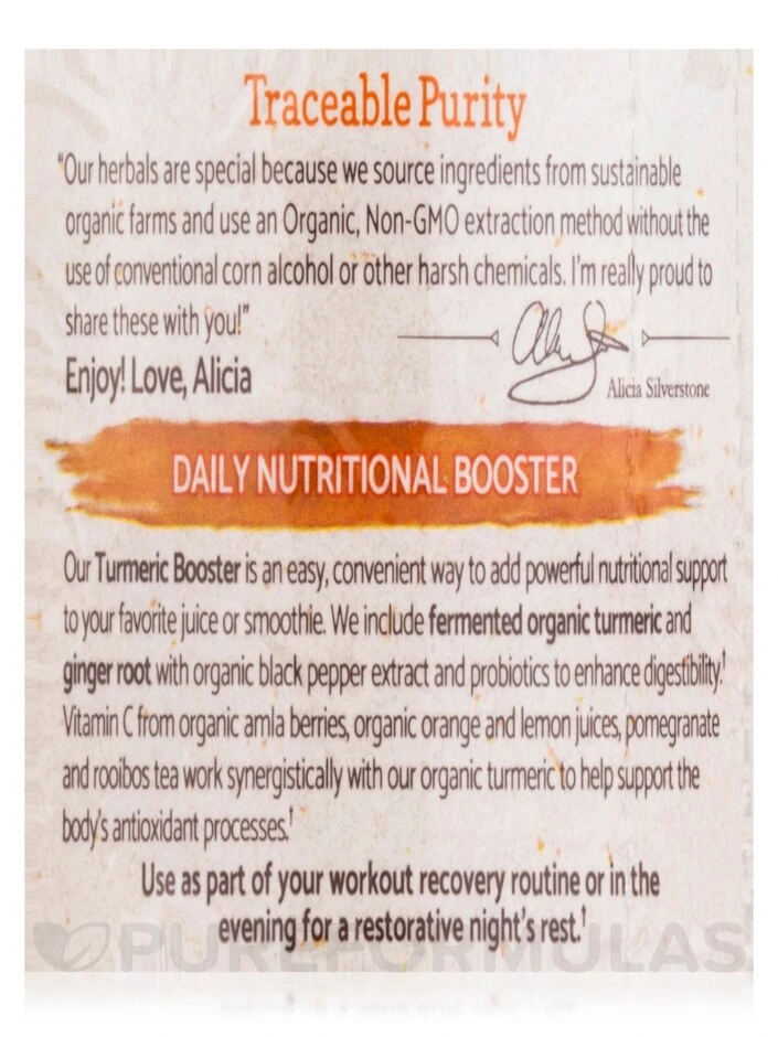 Mykind Organics Turmeric Boost Inflammatory Response Powder - 4.76 Oz (136 Grams) 7 Mykind Organics Turmeric Boost Inflammatory Response Powder - 4.76 Oz (136 Grams) - Image 7