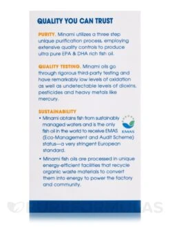Minami Supercritical Omega-3 Fish Oil, Orange Flavor - 60 Softgels -Garden of Life images 196