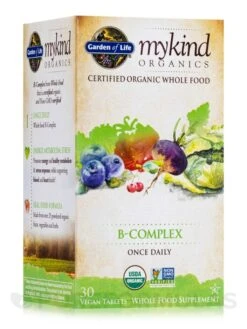 Mykind Organics B-Complex - 30 Vegan Tablets