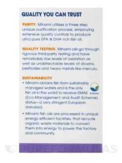 Minami Supercritical Prenatal Omega-3 Fish Oil, Lemon Flavor - 30 Softgels -Garden of Life images 365
