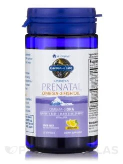 Minami Supercritical Prenatal Omega-3 Fish Oil, Lemon Flavor - 30 Softgels -Garden of Life images 367