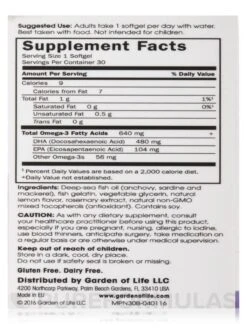 Minami Supercritical Prenatal Omega-3 Fish Oil, Lemon Flavor - 30 Softgels -Garden of Life images 368