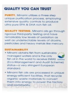 Minami Supercritical Prenatal Omega-3 Fish Oil, Lemon Flavor - 30 Softgels -Garden of Life images 369