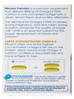 Minami Supercritical Prenatal Omega-3 Fish Oil, Lemon Flavor - 30 Softgels -Garden of Life images 370