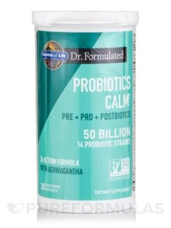 Dr. Formulated Probiotics Calm 50 Billion - 30 Vegetarian Capsules -Garden of Life images 40
