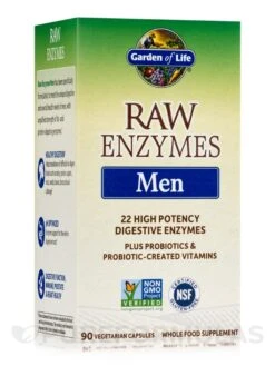Raw Enzymesâ„¢ Men - 90 Vegetarian Capsules