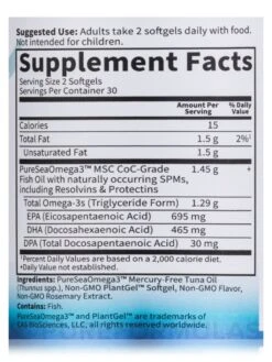 Dr. Formulated Advanced Omega, Citrus Flavor - 60 Softgels -Garden of Life images 454