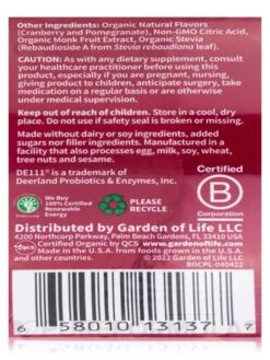 Organic Beets Detox Powder, Cranberry Pomegranate Flavor - 3.7 Oz (105 Grams) -Garden of Life images 461