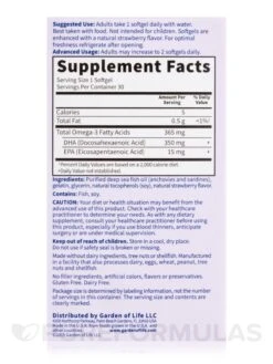 Oceans 3™ - Oceans Mom™ - 30 Softgels 15 Oceans 3™ - Oceans Mom™ - 30 Softgels -Garden of Life images 553