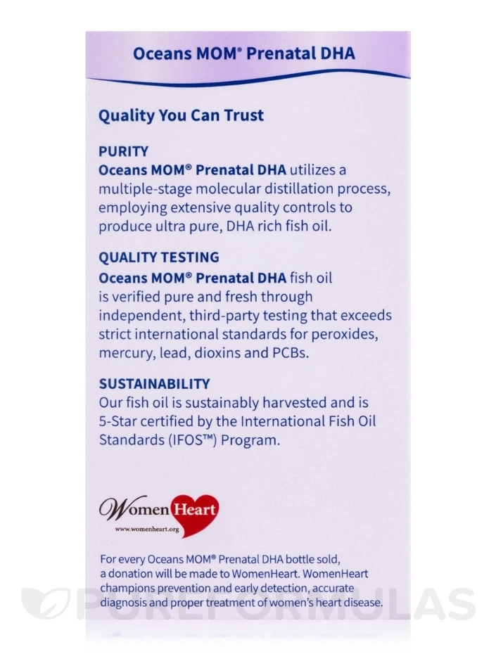 Oceans 3™ - Oceans Mom™ - 30 Softgels 6 Oceans 3™ - Oceans Mom™ - 30 Softgels - Image 6