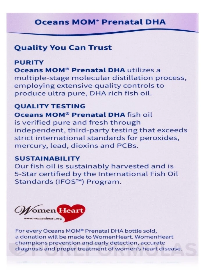 Oceans 3™ - Oceans Mom™ - 30 Softgels 9 Oceans 3™ - Oceans Mom™ - 30 Softgels - Image 9