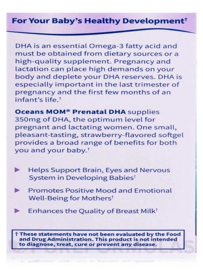 Oceans 3™ - Oceans Mom™ - 30 Softgels 10 Oceans 3™ - Oceans Mom™ - 30 Softgels - Image 10