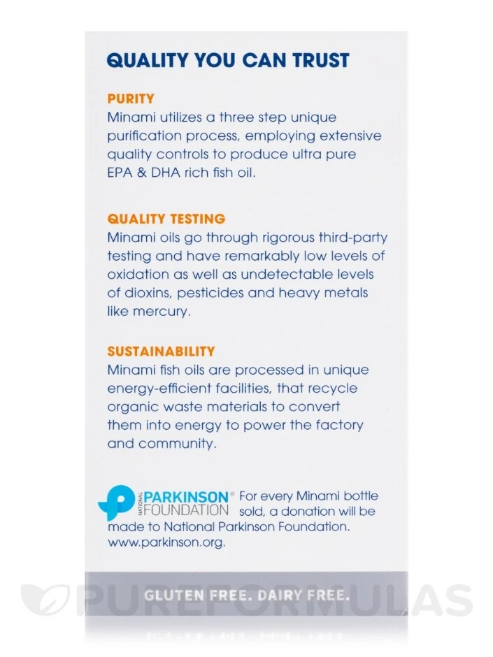 Minami Supercritical Platinum Omega-3 Fish Oil, Orange Flavor - 60 Softgels 6 Minami Supercritical Platinum Omega-3 Fish Oil, Orange Flavor - 60 Softgels - Image 6