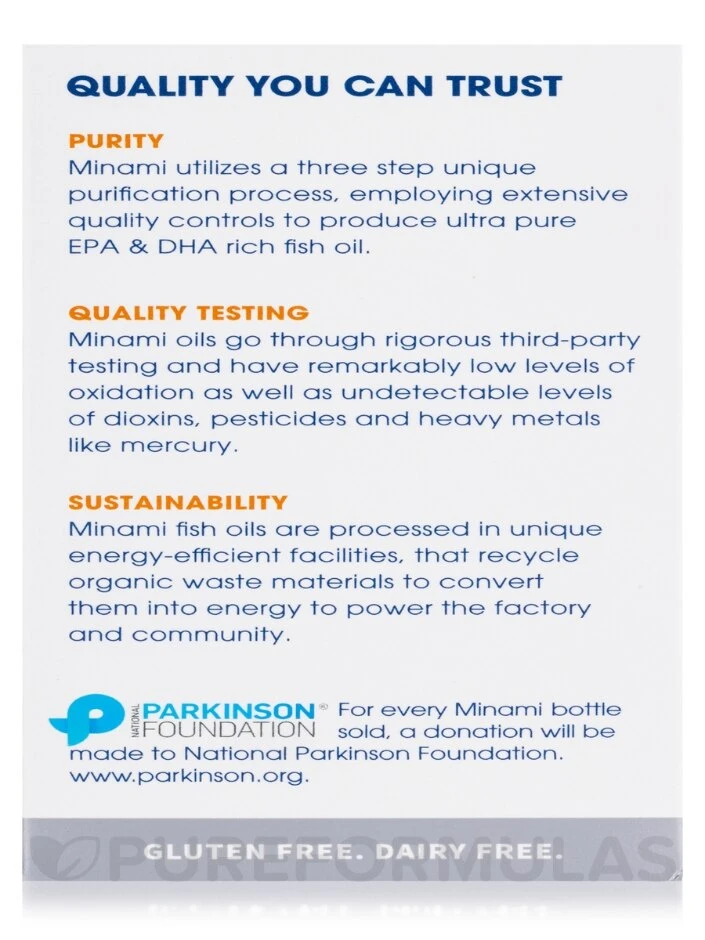 Minami Supercritical Platinum Omega-3 Fish Oil, Orange Flavor - 60 Softgels 9 Minami Supercritical Platinum Omega-3 Fish Oil, Orange Flavor - 60 Softgels - Image 9