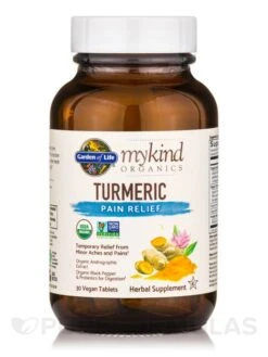 Mykind Organics Turmeric Pain Relief - 30 Vegan Tablets 18 Mykind Organics Turmeric Pain Relief - 30 Vegan Tablets -Garden of Life images 655