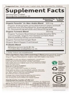 Mykind Organics Turmeric Pain Relief - 30 Vegan Tablets 19 Mykind Organics Turmeric Pain Relief - 30 Vegan Tablets -Garden of Life images 656