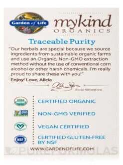 Mykind Organics Turmeric Pain Relief - 30 Vegan Tablets 20 Mykind Organics Turmeric Pain Relief - 30 Vegan Tablets -Garden of Life images 657