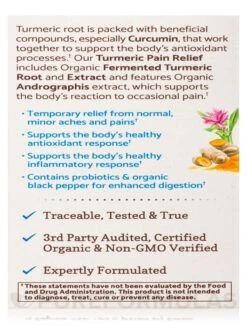 Mykind Organics Turmeric Pain Relief - 30 Vegan Tablets 21 Mykind Organics Turmeric Pain Relief - 30 Vegan Tablets -Garden of Life images 658