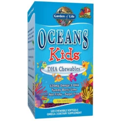 Garden Of Life Oceans 3 Kids DHA Chewables 120 Chewable Gels