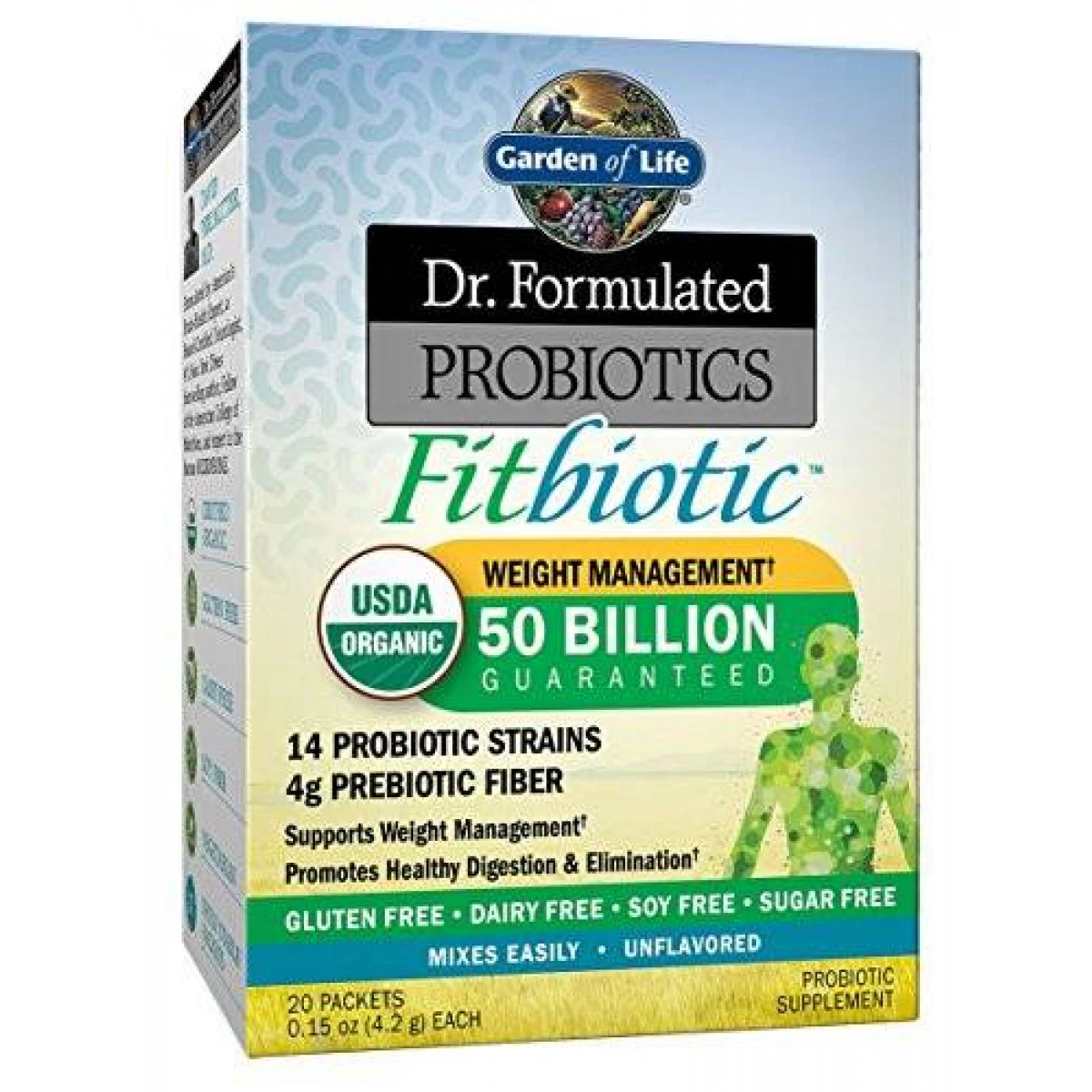 Garden Of Life Dr. Formulated Probiotics, Fitbiotic, 20 Packets 1 Garden Of Life Dr. Formulated Probiotics, Fitbiotic, 20 Packets